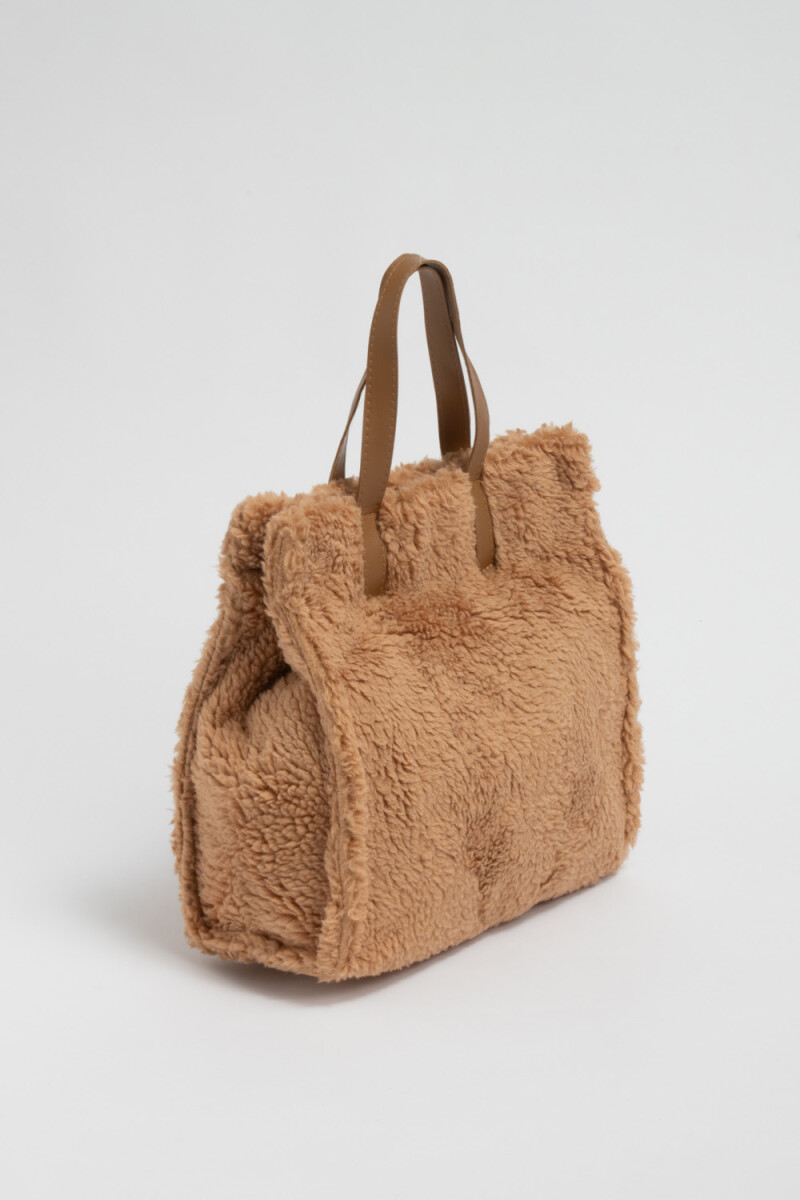 Bolso sherpa - Tostado 