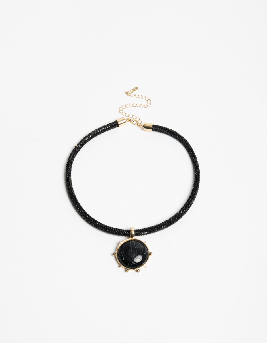 Collar Corto Dije Antique Gold 