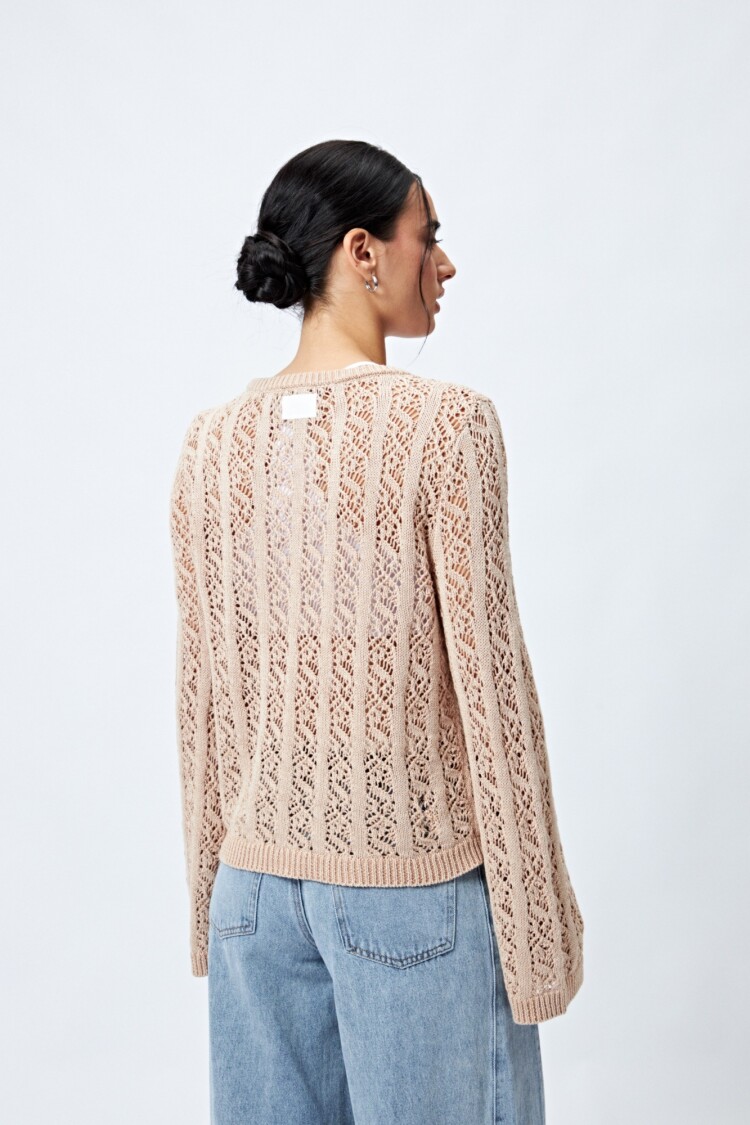 SWEATER MARINO Beige