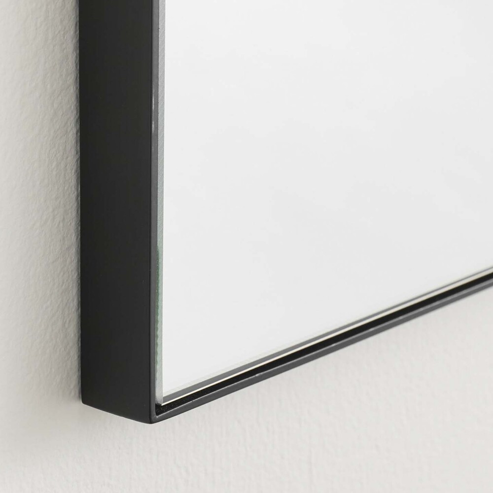 ESPEJO RECTANGULAR ALUMINIO NEGRO SFA-10