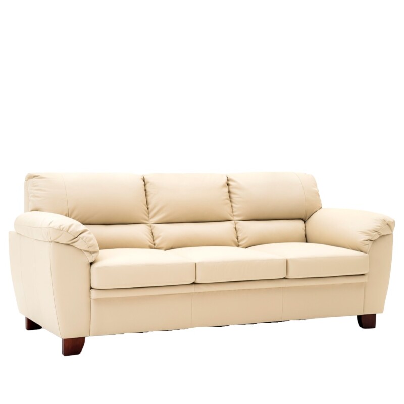 SOFA 3 CUERPOS MODELO ALIAS - 100 % EN CUERO - COLOR PERLA MATE SOFA 3 CUERPOS MODELO ALIAS - 100 % EN CUERO - COLOR PERLA MATE