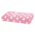 Toalla Baño Estampada Prisma 100% Algodón 70x140 cm Rosa / Corazón Blanco