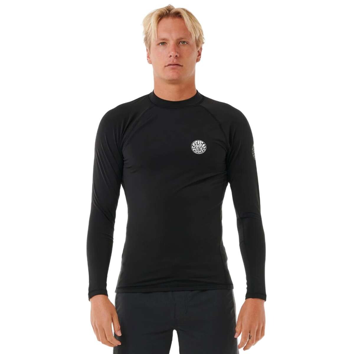 Lycra Rip Curl Icons Upf Brushed - Negro 