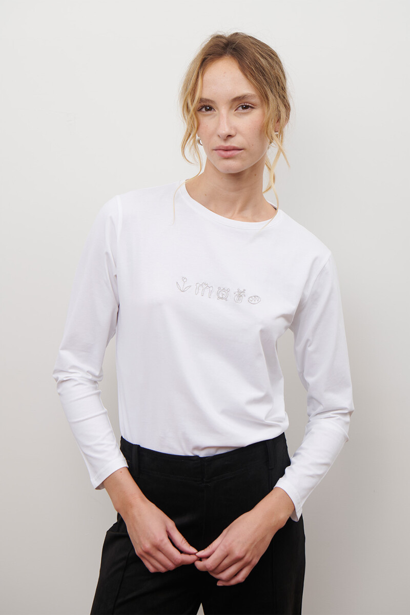 REMERA BREAKFAST BLANCO