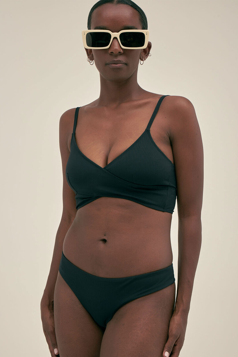 CRUZADO TOP Black Rib