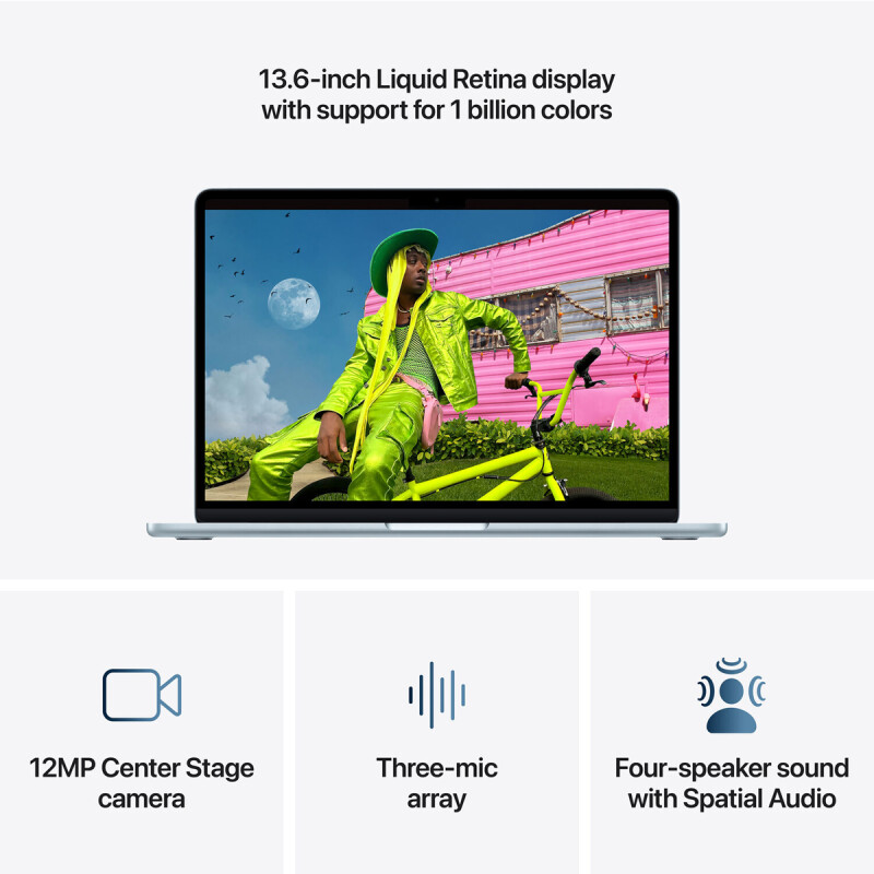 Notebook Apple Macbook Air MDHK4LL M5 1TB 24GB 13" Sky Blue Notebook Apple Macbook Air MDHK4LL M5 1TB 24GB 13" Sky Blue