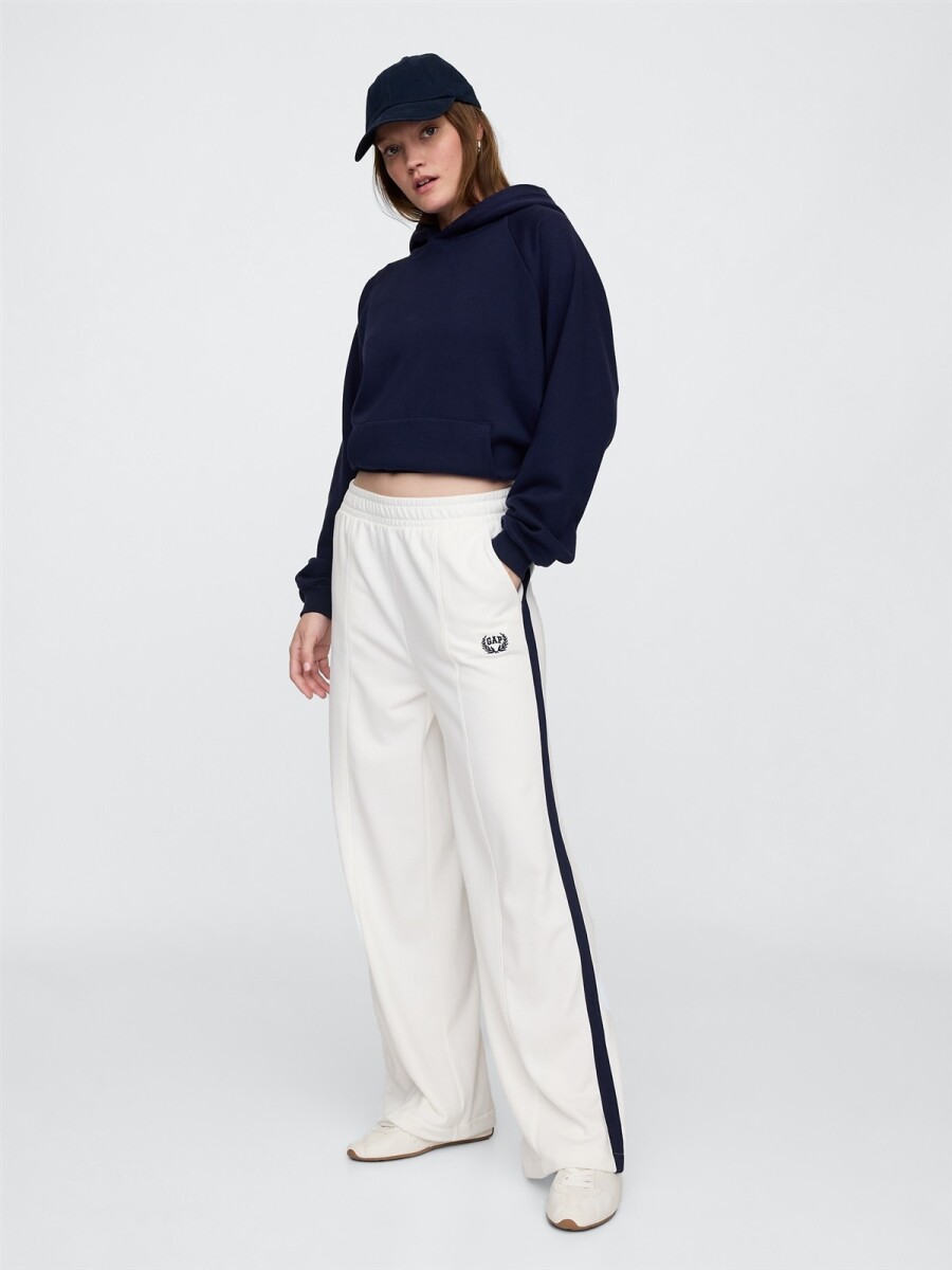 Pantalón Deportivo Logo Gap Sin Felpa Mujer - New Off White 