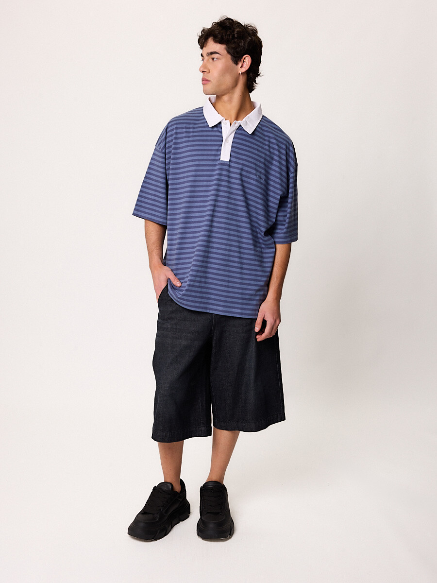REMERA M/C BANCHO DIXIE Azul Piedra