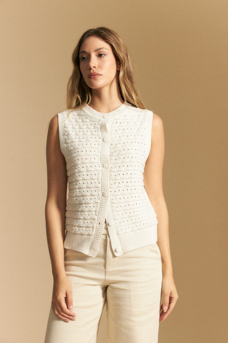 CHALECO OBIDOS Crudo