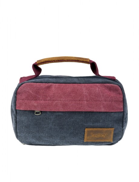ESTUCHE NECESSAIRE EN CANVAS Azul