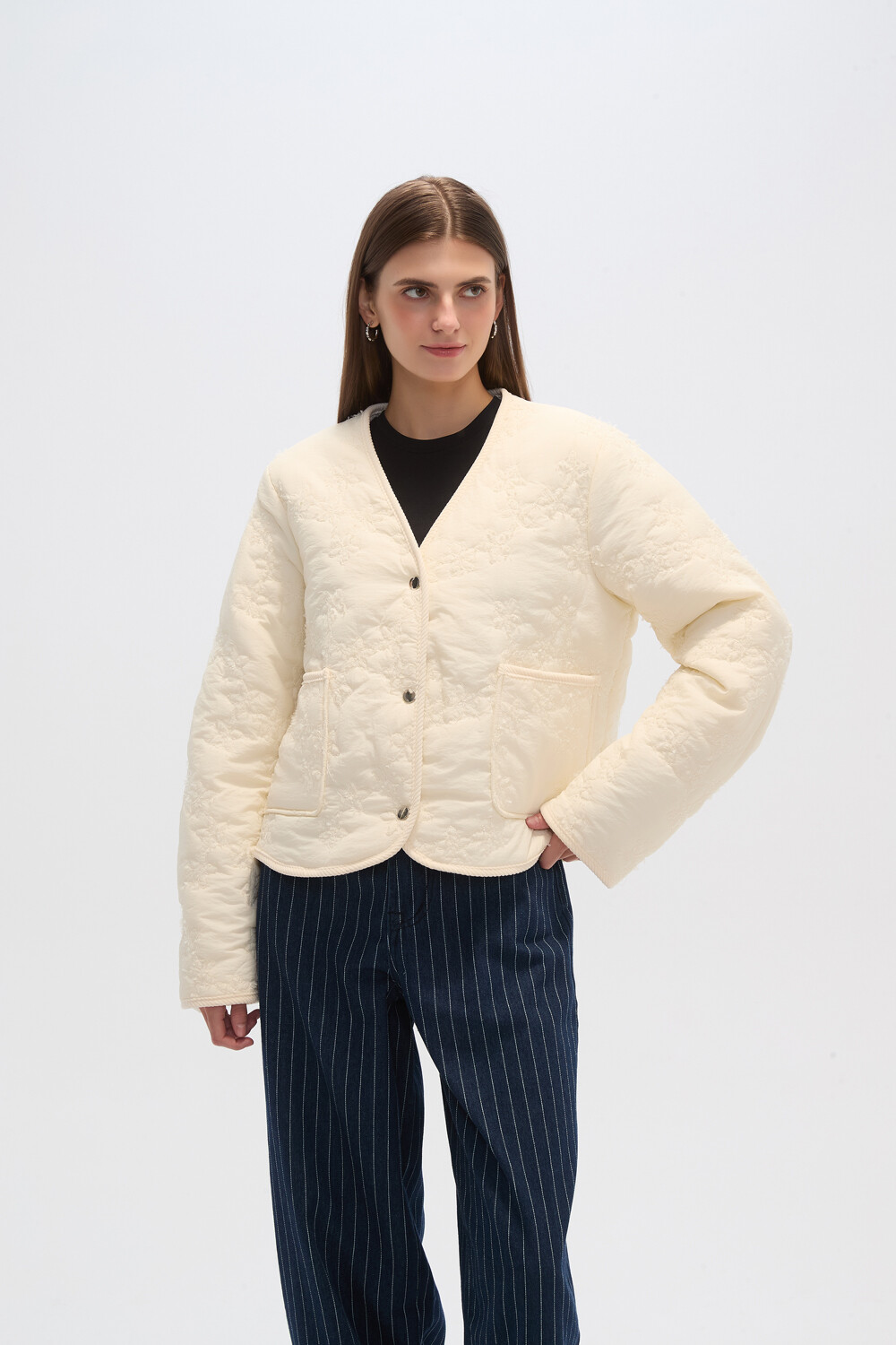 Campera Fluffy Marfil / Off White