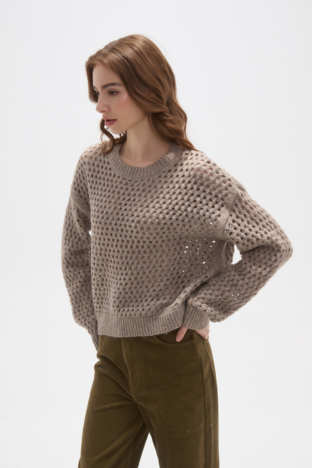 Sweater Berle Taupe Claro