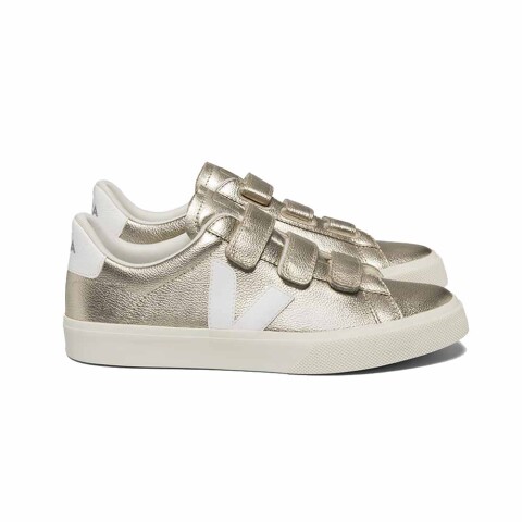 Zapatillas Veja Recife Mujer Dorado