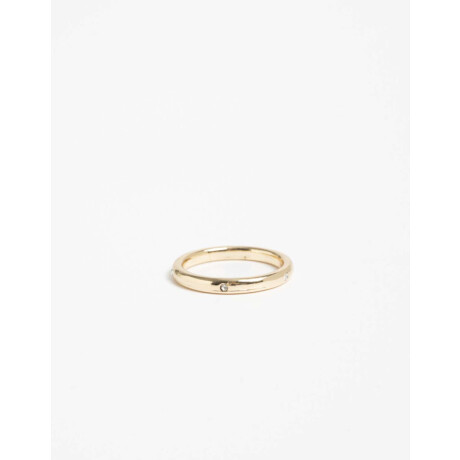Anillos Chicos Strass Dorado