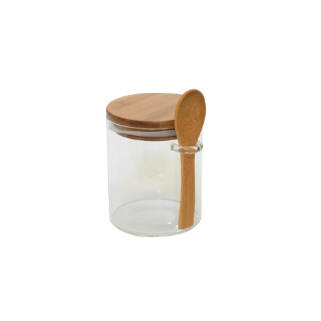 Frasco de Vidrio con Cuchara 700 ml Frasco de Vidrio con Cuchara 700 ml