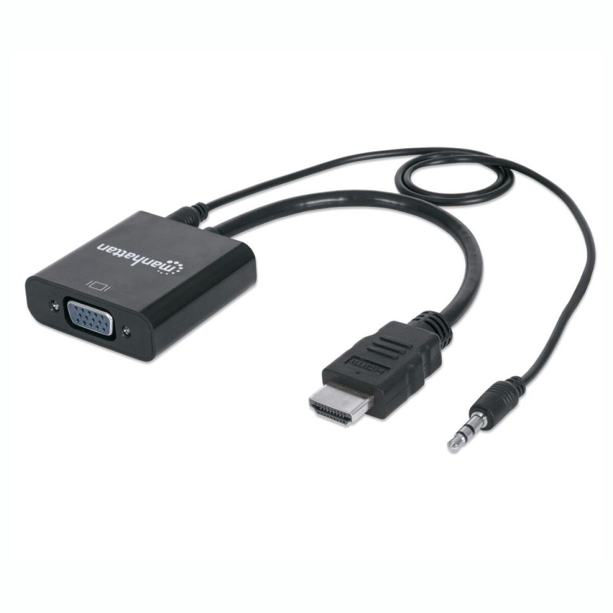Adaptador Manhattan De HDMI A VGA H Con Audio Blister 