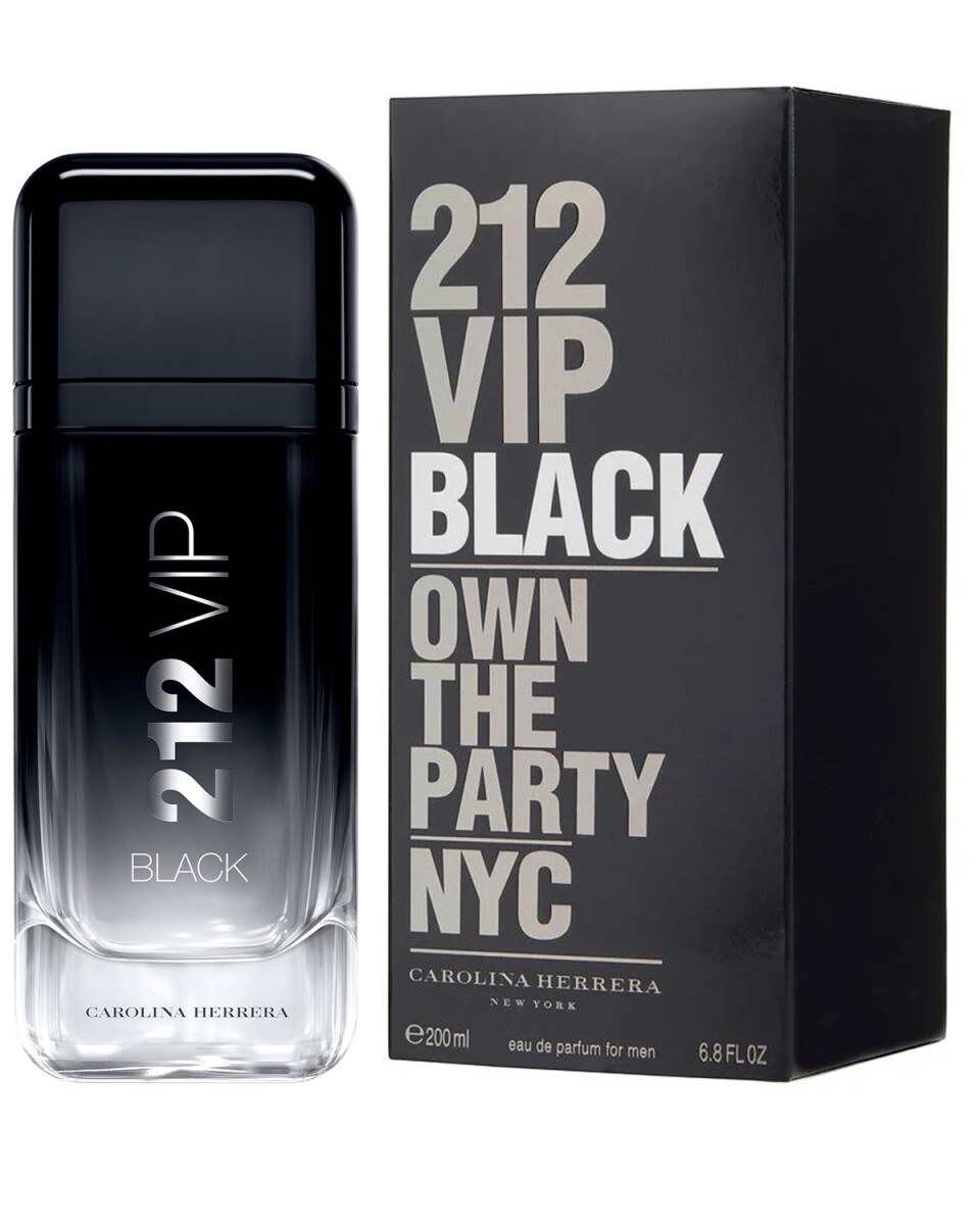 Perfume Carolina Herrera 212 VIP Black Men EDP 200ml Original 
