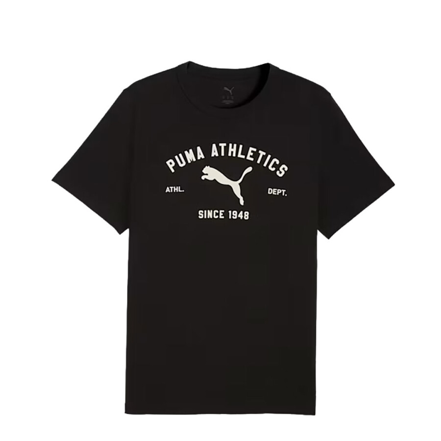Remera de Hombre Puma Class Graphic Negro