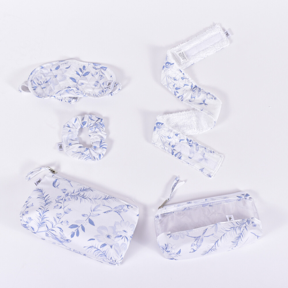 Set Accesorios Intimates Flores Celeste