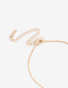 Cadena Corta con Dije Con Dijes Collar Con Dije Btánico - Dorado