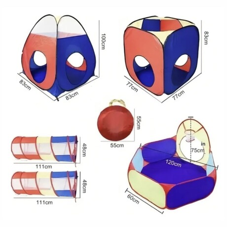 Carpa Infantil Gigante Plegable Con Pelotero Carpa Infantil Gigante Plegable Con Pelotero