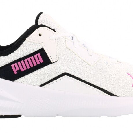 Championes de Mujer Puma Platinum Shimmer Wns Blanco - Negro - Violeta Malva