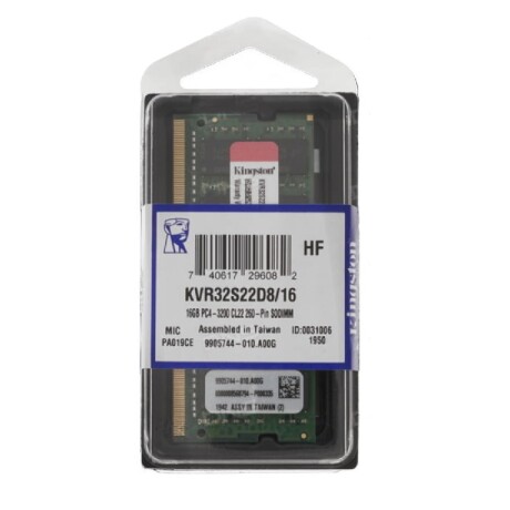Memoria Sodimm Kingston DDR4-3200 16GB - Notebook 001