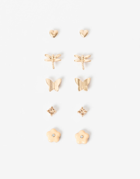 Aros Sets Metal Set De Aros - Dorado