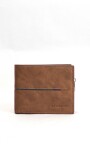 BILLETERA HOMBRE VAN GOGH MARRON CLARO C/ GUARDA VERDE