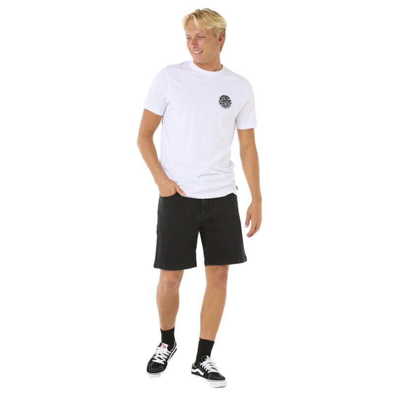Remera Rip Curl Wettie Icon - Blanco Remera Rip Curl Wettie Icon - Blanco