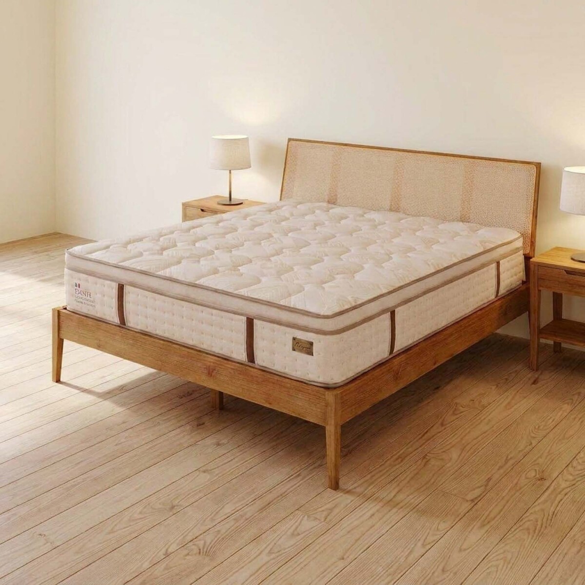 COLCHÓN - 2 PLAZAS RESORTESPOCKET NATURAL-BEIGE DANTE 