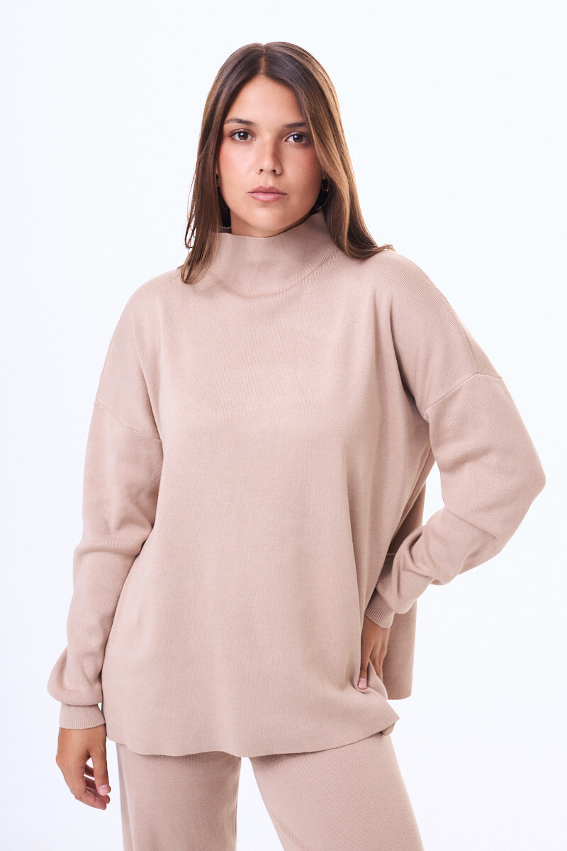 Buzo tejido Medina Beige