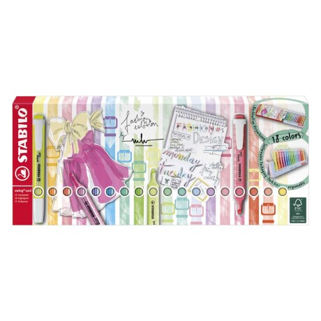 STABILO point 88 - Juego de desfiles de colores marcadores, etiqueta  colgante, multicolor, 20 unidades (paquete de 1)