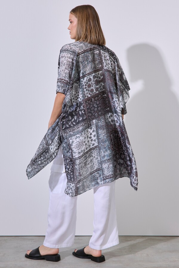 Kimono Print MULTI/GRIS