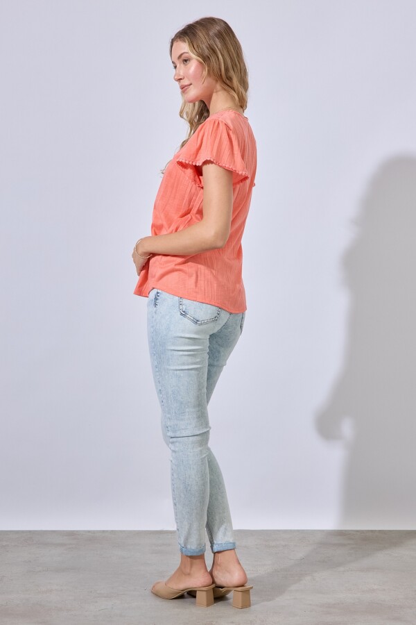 Blusa Puntilla CORAL