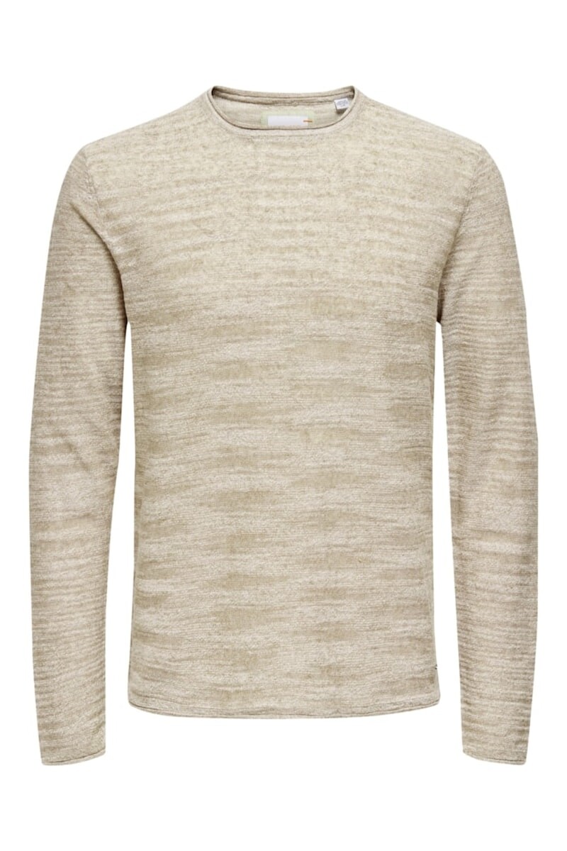 Sweater tejido con lino Mike - Chinchilla 