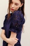 REMERA BALLOON BRODERIE Azul