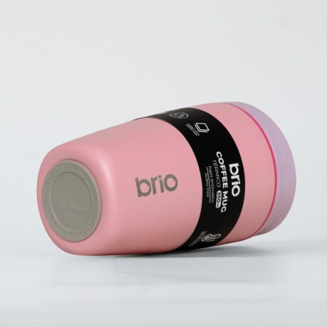 Vaso Térmico Brio Café Jarra Mug 350ml Acero Inoxidable Rosa