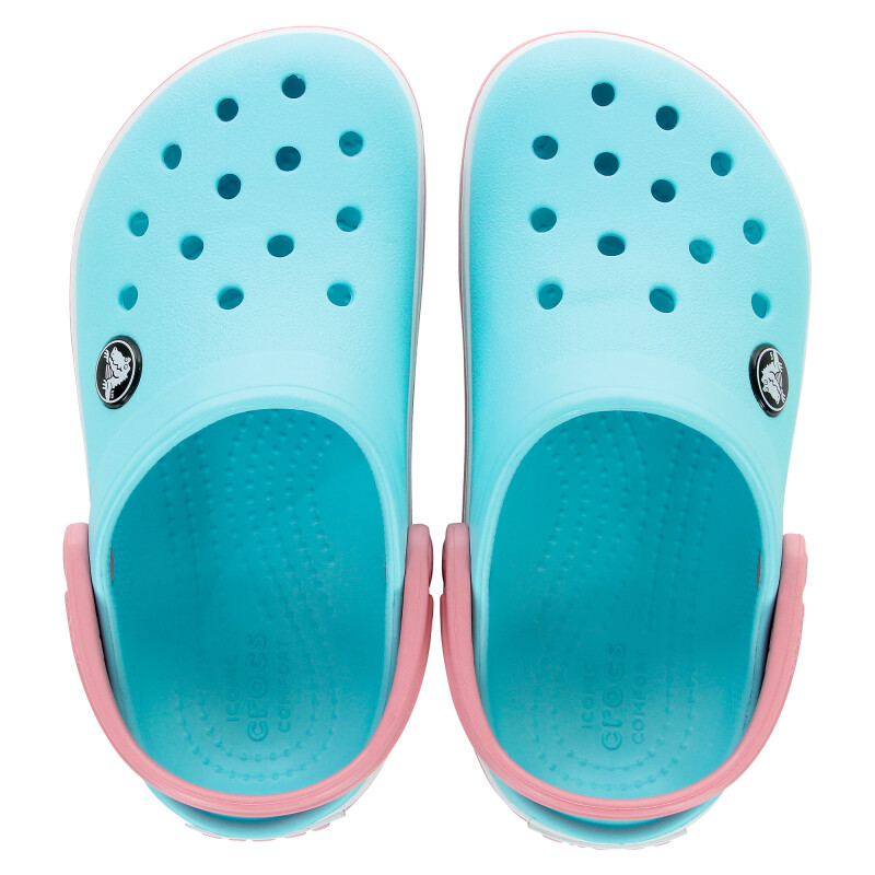 Zuecos - Crocs - Crocs Band Kids C de - 207006 Celeste-blanco