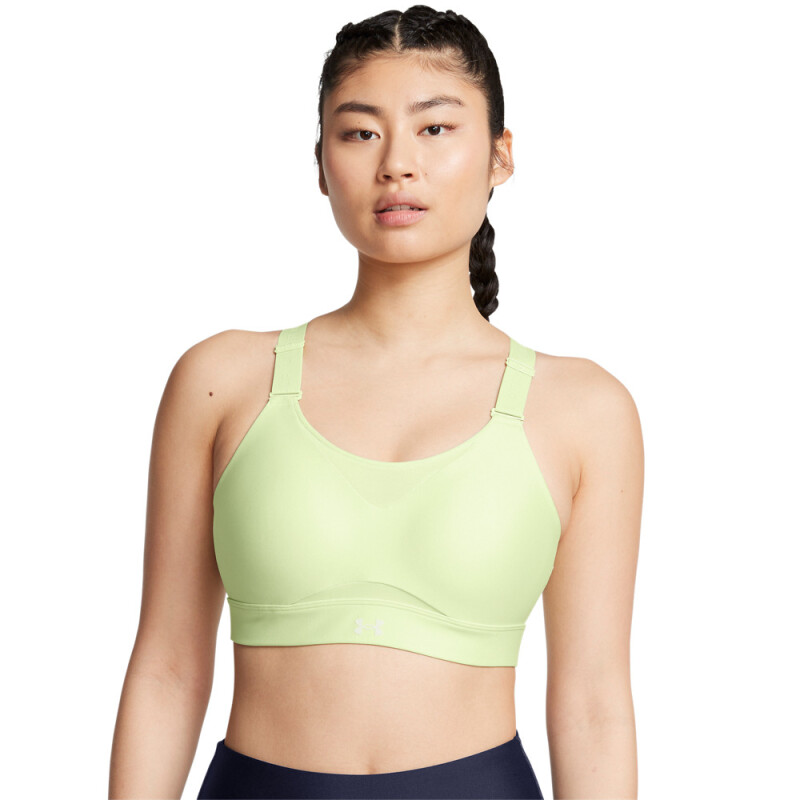 UA Infinity High 2.0 Bra-YLW GRN-383