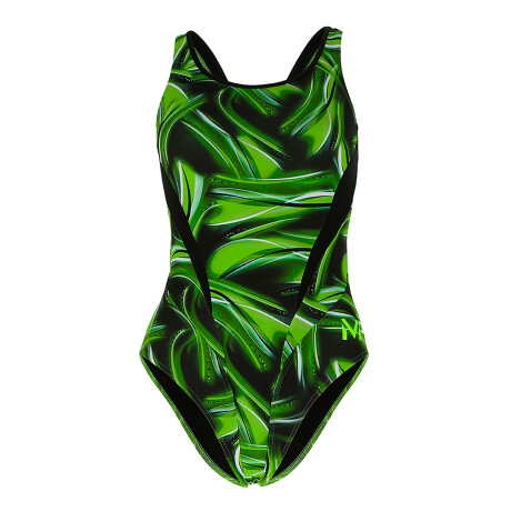 Michael phelps - Malla de Baño para Mujer Team Prints Diablo Comp Back SW258990326 - Uv Upf 50+. 26. 001