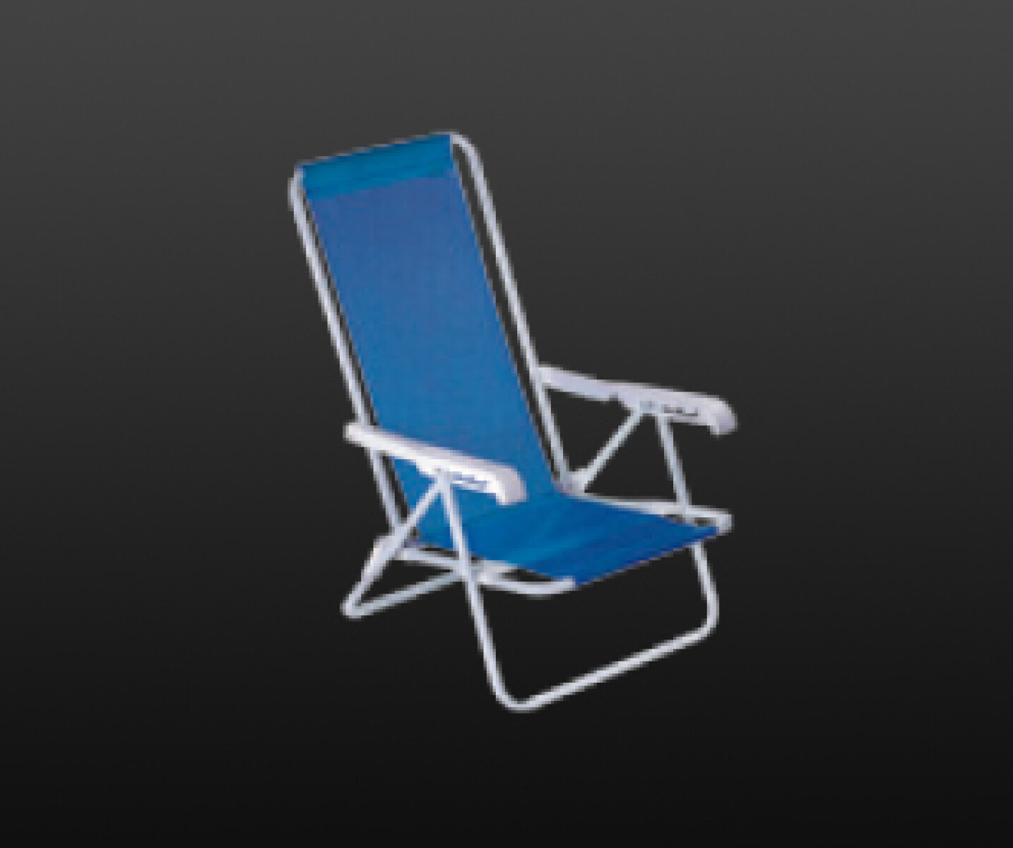 SILLA RECLINABLE 8 POSICIONES ACERO SANNET AZUL 