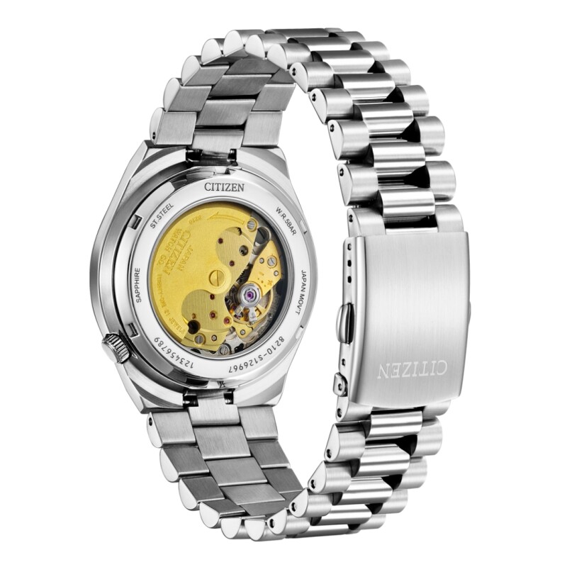Reloj Citizen NJ0151-53E para hombre con correa de acero Negro