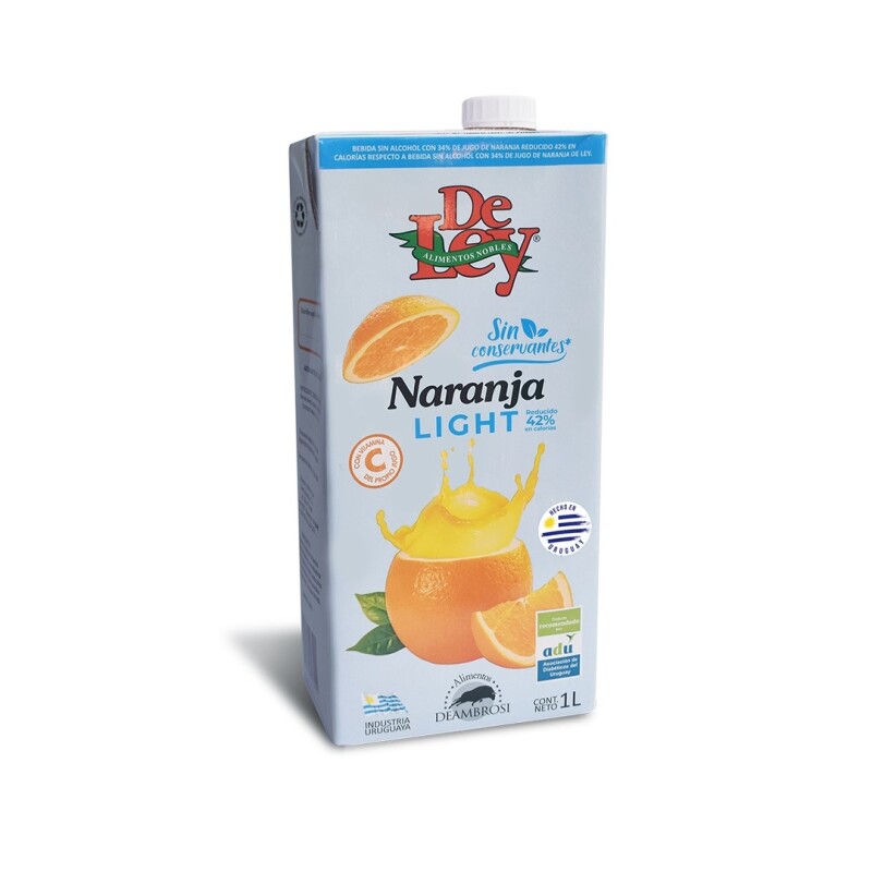 JUGO DE LEY NARANJA LIGHT 1LT Jugo De Ley Naranja Light 1lt