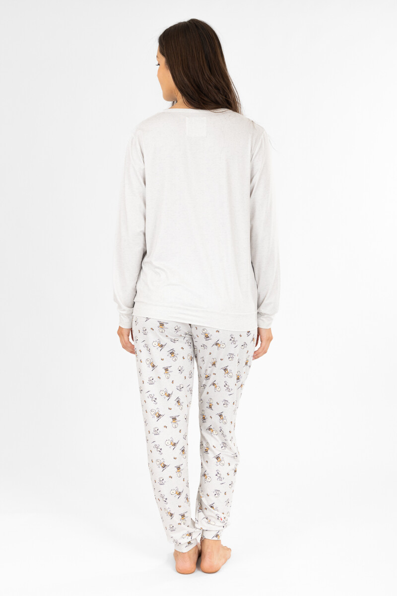Pijama goodness & grief Gris melange