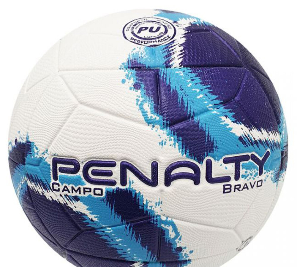 Pelota Auf Puma Futbol Uruguayo Tamaño 5 Campo Cancha Color Blanco/azul