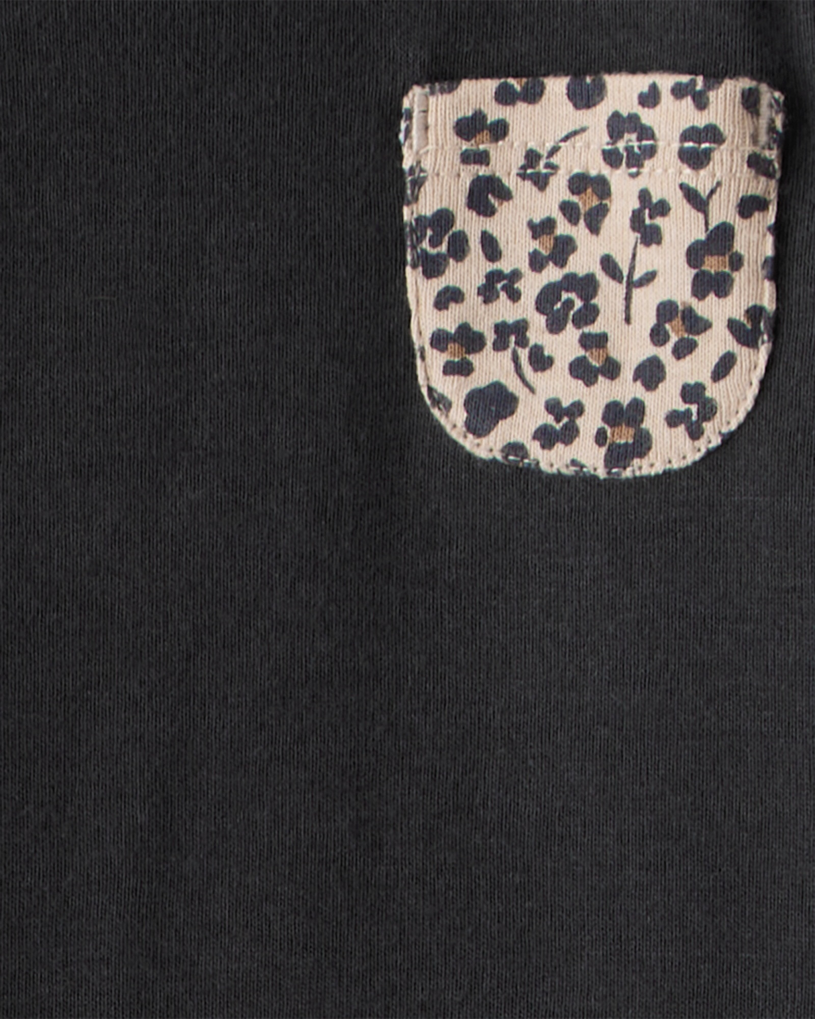 Set tres piezas de algodón, pantalón y dos bodies, diseño guepardo Sin color