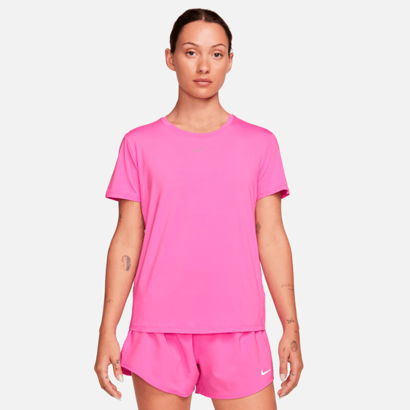 Camiseta Nike One Classic Top de Mujer Rosado
