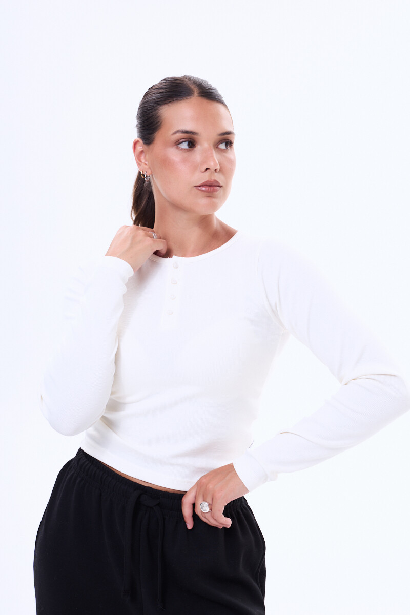 Remera manga larga Boreal Crudo