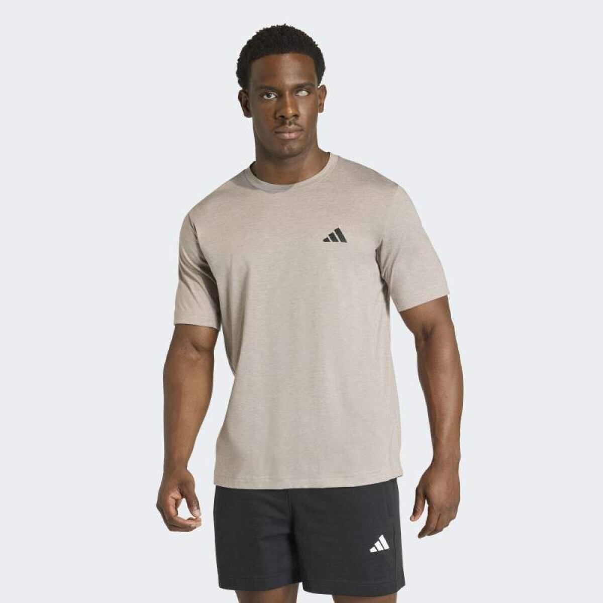 Remera Adidas Workout Essentials Feelready - Gris 